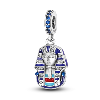 Pyramid Mum Dangle Charm Fit Bangle Bracelet 925 Sterling Silver Cleopatra Pharaoh Charms Beads Pendant Silver Original Jewelry