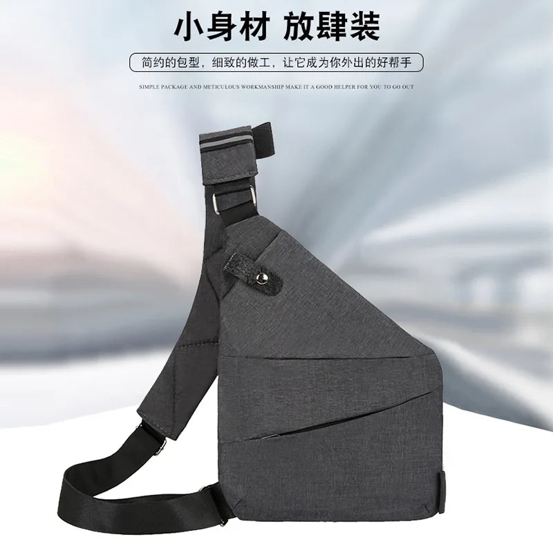 Men Shoulder Bags Nylon Waist Packs Sling Bag Crossbody Outdoor Sport Shoulder Chest Daily Wallet Canvas Messenger Bag Bolsa