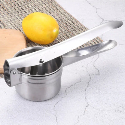 Masher Ricer Press Mashed Potatoes Stainless Steel Crushing Puree Fruit Vegetable SqueezerJuicer Press Maker Kitchen Tools