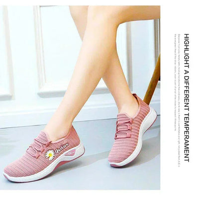 New Daisy Breathable Mesh Shoes Versatile Casual Shoes Lightweight Soft Bottom Anti slip Sports Shoes Walking Shoes