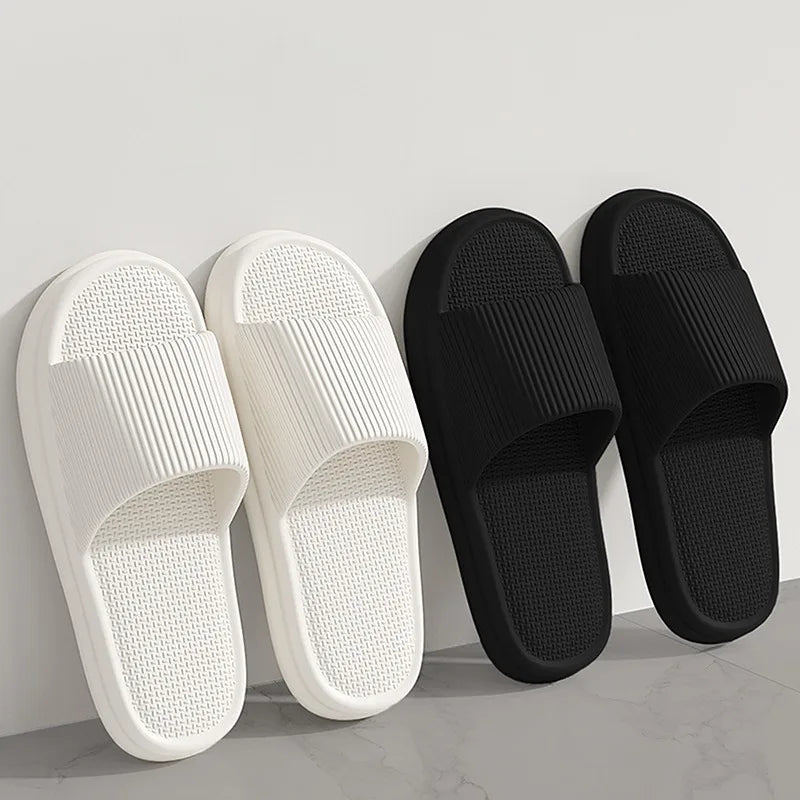 Soft Cloud Slippers for Men Flip Flops Beach Sandals Bathroom Non-Slip Slides Men Women Slippers Indoor House Shoes Male Slipper