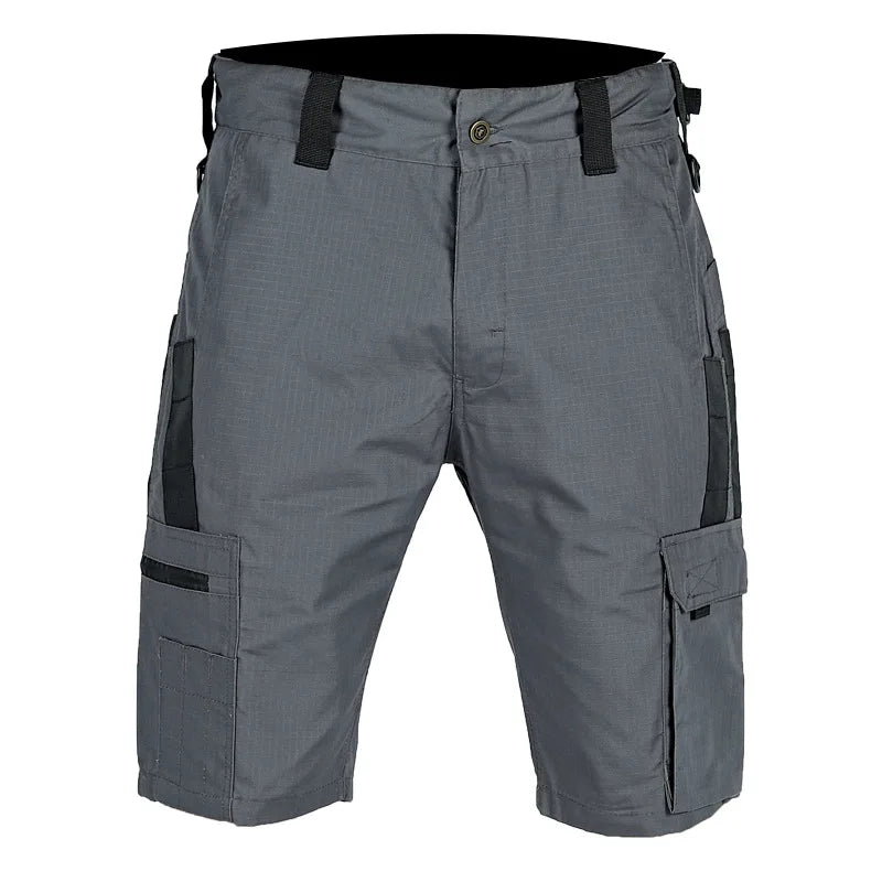 Men's Summer Casual Tactical Shorts Waterproof Military Cargo Shorts Quick Dry Multi-pocket Male Outwear Hiking Training Shorts