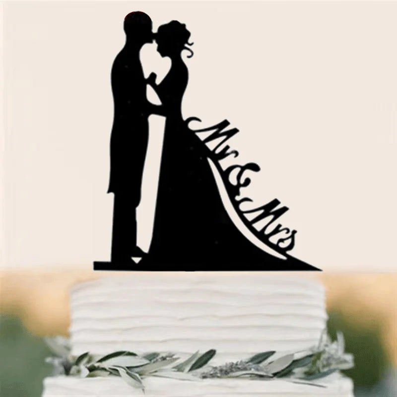 Wedding & Engagement  Birthday Cake Topper ,   Bride & Groom  Boy & Girl   Party  Anniversary