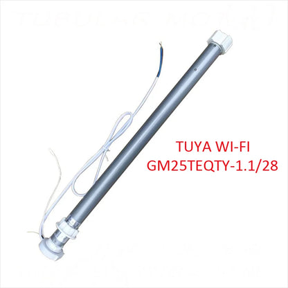 Tuya GM25TEQ 1.1N,Smart wifi Rolling Tubular Motor,Rf433 remote control,Voice Control by Alexa/Google Home,for Dia 38mm Tube