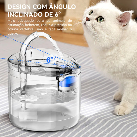 Newpet Cat Water Fountain For Cat With Automatic Pet Drinking Fountain For Cats Dogs Water Dispenser Auto Drinking Fountain