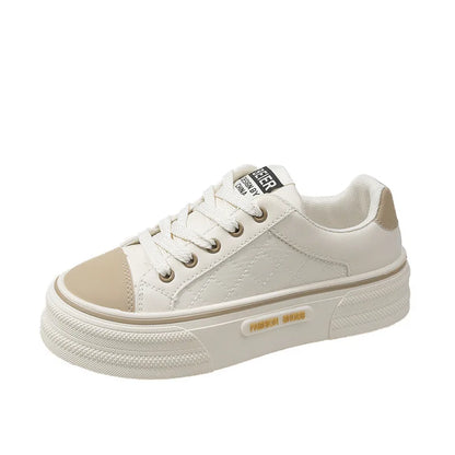 White Shoes for Women Platform Shoes Women Sneakers Breathable Soft Bottom Lady Casual Sports Shoes Stylish Simplicity Tennis