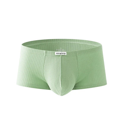 High Quality Men's Underwear Hombre Panties Comfortable Breathable Cotton Boxer Shorts Sexy Big Bulge Pouch Underpants Cuecas