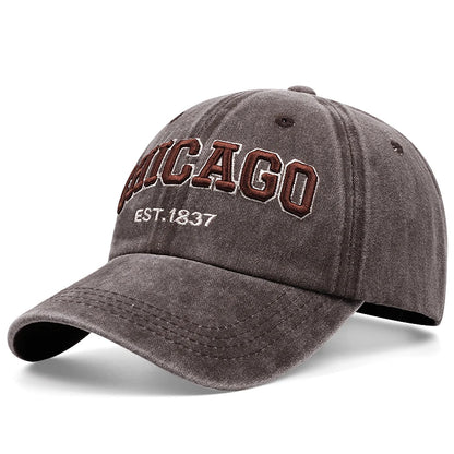 New Letter CHICAGO Baseball Cap Men Women Spring Summer Cotton Unisex Baseball Snapback Hat Hip Hop Trucker Caps Gorras