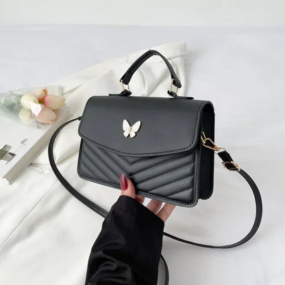 PU Versatile and Fashionable Portable Small Square Bag Single Shoulder Crossbody Bag Luxury Designer Handbag Bolsas De Mujer