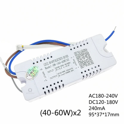 AC220V 2.4G Intelligent LED Driver RF Remote Control 12-40W 36-50W 40-60W 50-72W X2 X4 X6 X8 240mA Dimming Lighting Transformer