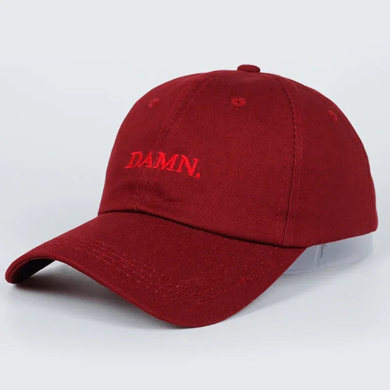 Unisex Spring summer DAMN Hats Embroidered Earth Dad Hat Hip Hop cap Kendrick lamar Rapper Snapback hats Baseball Cap wholesale