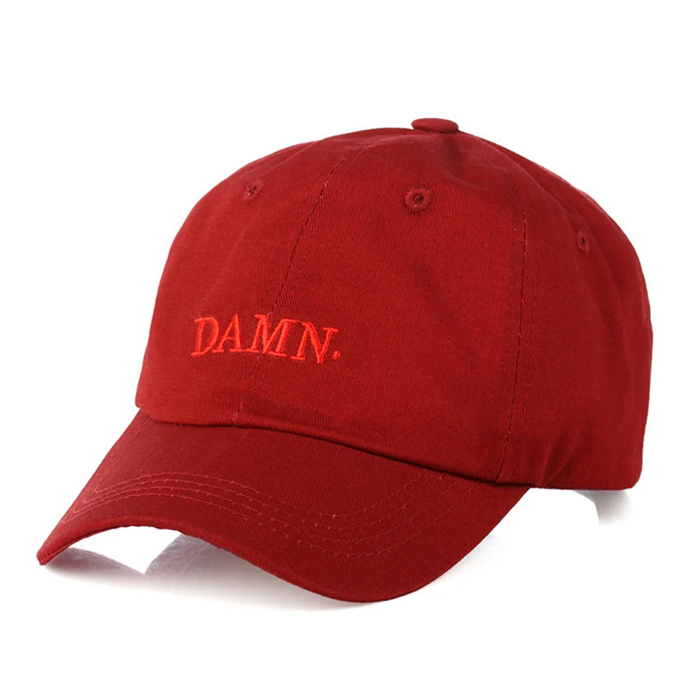 Unisex Spring summer DAMN Hats Embroidered Earth Dad Hat Hip Hop cap Kendrick lamar Rapper Snapback hats Baseball Cap wholesale