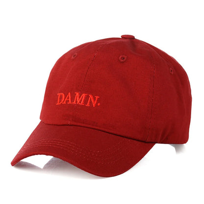 Unisex Spring summer DAMN Hats Embroidered Earth Dad Hat Hip Hop cap Kendrick lamar Rapper Snapback hats Baseball Cap wholesale