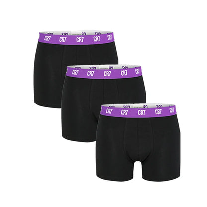 CRIIS SEVEN 7 Boxer Briefs Pack Mens Cristiano Ronaldo Basic Cotton Underwear Man Trunks Gym Shorts Men Underpants Comfortable