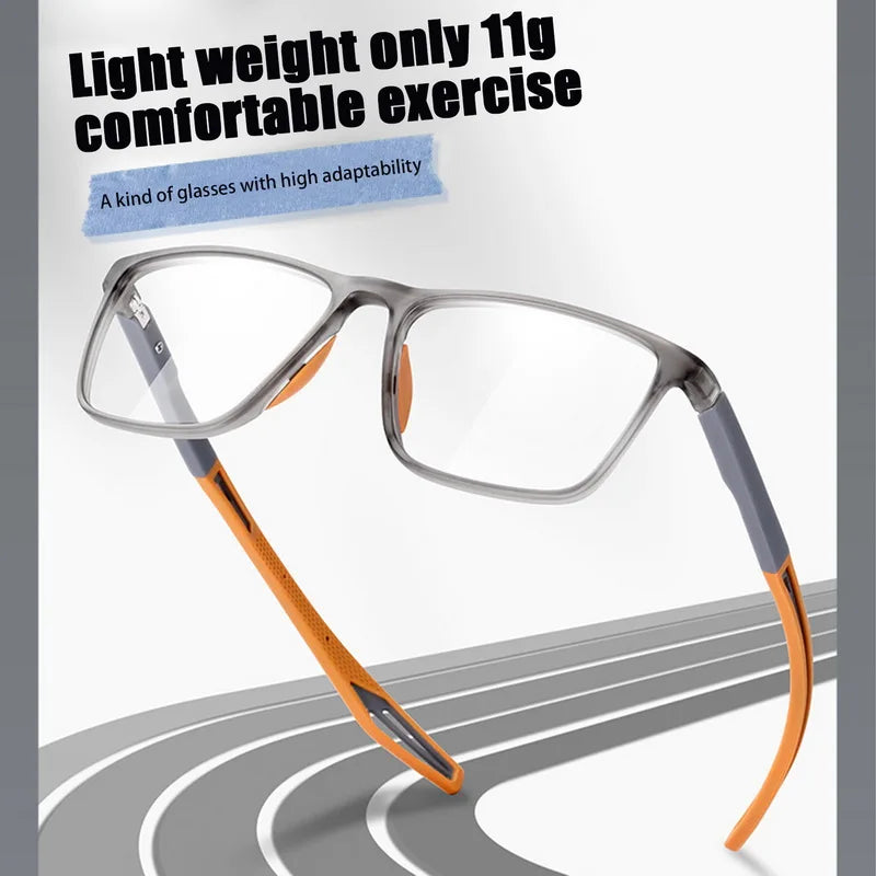 Classic TR Sports Myopia Glasses Men Women Ultralight Anti-blue Light Eyewear Unisex Vintage Near Sight Eyeglasses 0 To -4.0