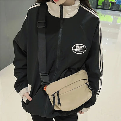 Fashion New Waist Bag Unisex Street Hip-hop Fanny Pack Chest Pack High Quality Nylon Belt Bag Female Designer Shoulder Bags