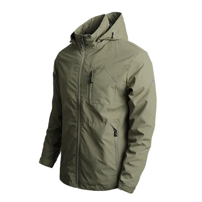 Men's Jackets Waterproof Function Hooded Jacket Windbreaker Outdoor Camping Sports Elastic Coat Male Clothing Thin Overcoat