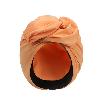 French Vintage Turban Hat Fashion Female Bandana Headband Women's Hair Cover Cap Ladies Head Wraps Muslim Headscarf Bonnet