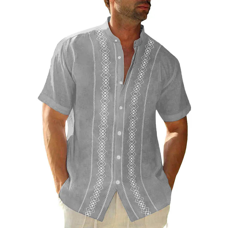 2024 Trendy Hot Selling Men's Shirt Top Summer Short Sleeve Casual Fashion Hawaiian Shirt High Quality Large Size XS-5XL