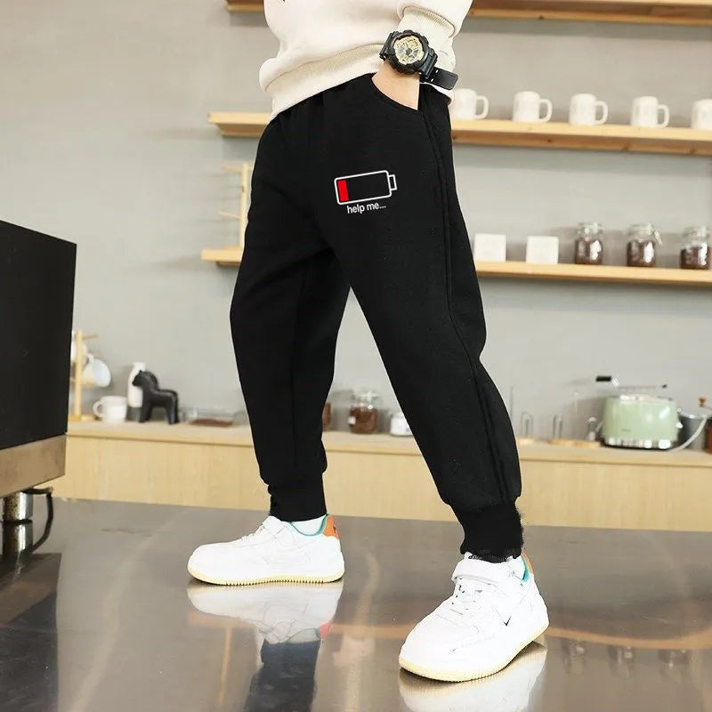 Cartoon Car Children Pants Boys Girls Sweatpants Trousers Cotton Sports Pant 3-14 Years Old Spring Autumn Track Pant For Boys