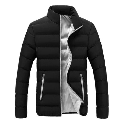 Men Winter Padded Coats Warm Slim Fit Outerwear Thick Casual Jacket Stand-Collar Lightweight Outerwears For Man Comfort Hombre