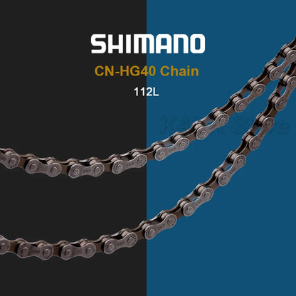 Shimano Mountain Bike Chain HG40 112 Links 6 7 8 Speed Bicycle Current 112L SHIMANO TOURNEY TY HYPERGLIDE MTB Chain