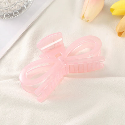 13cm Large Hair Clip For Thick Hair Claws Crab Girls Curly Transparent Coffee Hairpin Clamps Women Korean Ponytail Accessories