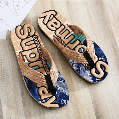 Men's Shoe Shiatsu Beach Male Slipper Outdoor Flip Flops Flat Slides Adult Comfortable Pvc Casual Summer Sale Designer Luxury