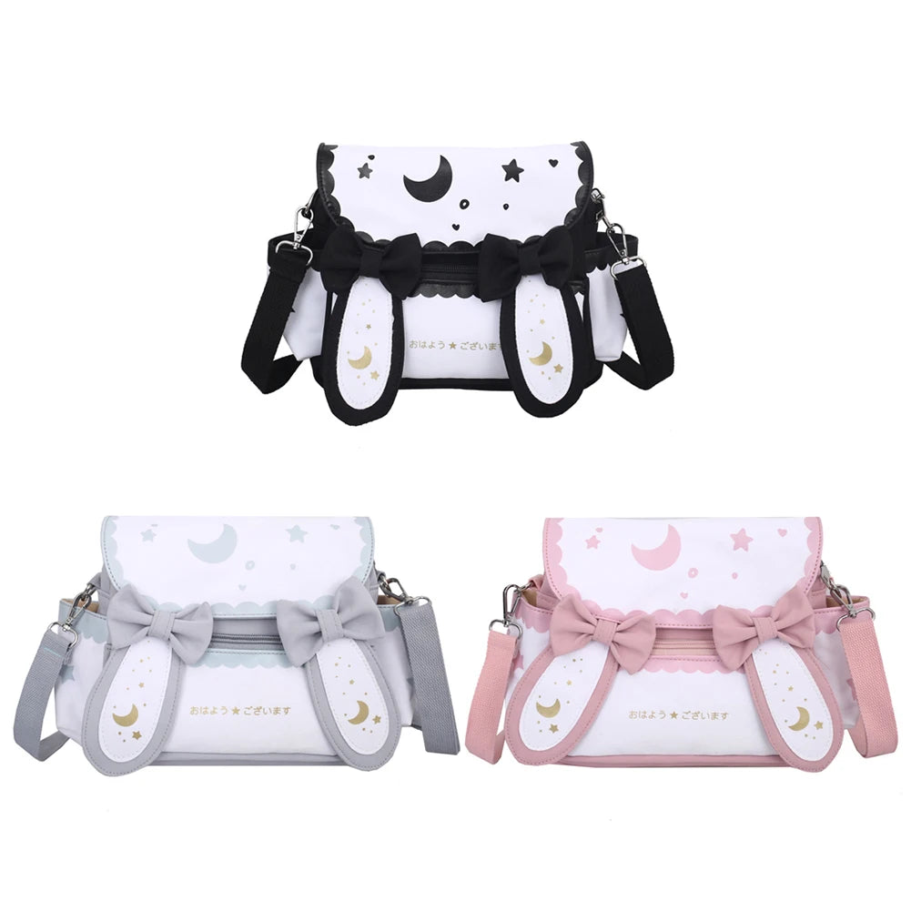 Summer Anime Shoulder Bag Students Girl Moon Star Female Travel Underarm Top Handle Bag Outdoor Shopping Business