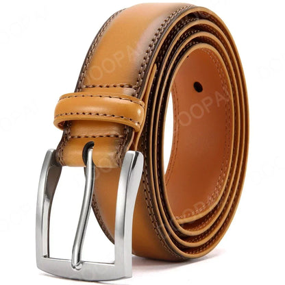 Men Belts Men's Vintage Casual Belt Black Pin Buckle Metal Automatic Buckle Strap Male Plus Size 105 115 125 135 145 155cm