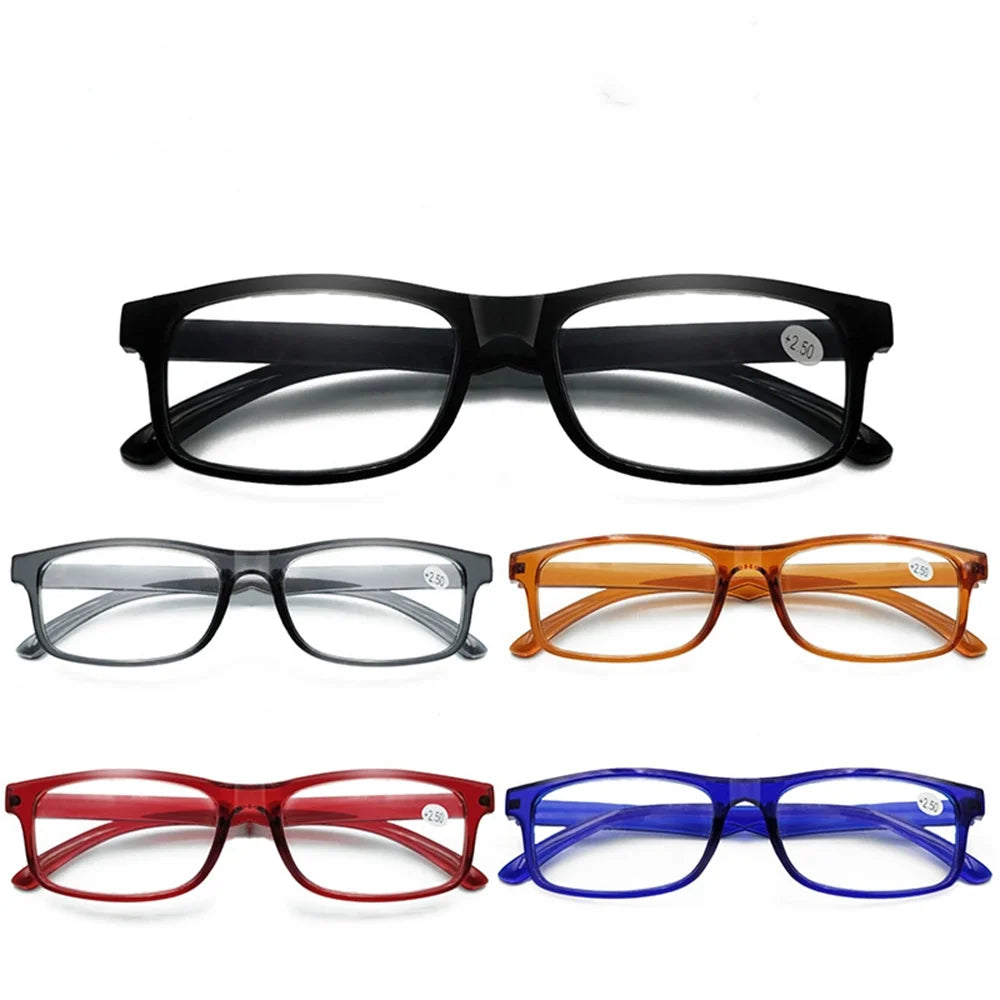 HD Anti-Blue Light Reading Glasses Men Women Elderly Presbyopia Glasses Radiation Protection Square Optical Computer Glasses