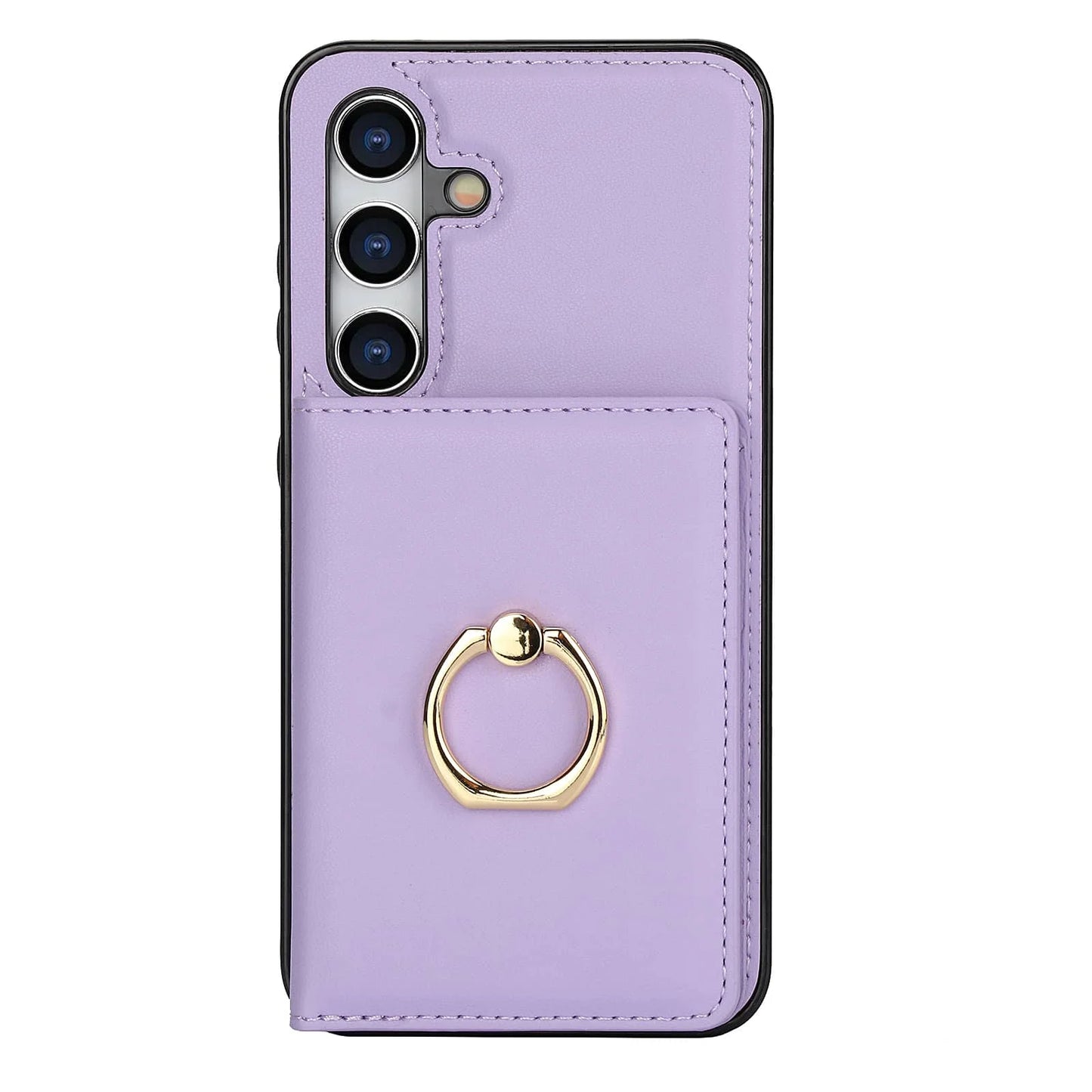 Wallet Case with Card Holder, 360° Rotation Ring Kickstand Magnetic Clasp for Samsung Galaxy A55/A35/A25/A12/A15/A54/A14/A73/A53