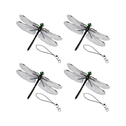 Simulation Dragonfly Insect Model Mosquito Repellent Outdoor Hanging Ornaments Realistic Insects Dragonfly Model For Garden Farm