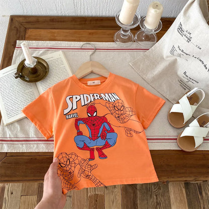 Summer Clothes Baby Boy Girl Short Sleeved Tees Children Clothing Trendy Design Kids T-shirt Tops Cartoon Printed Boys T Shirts