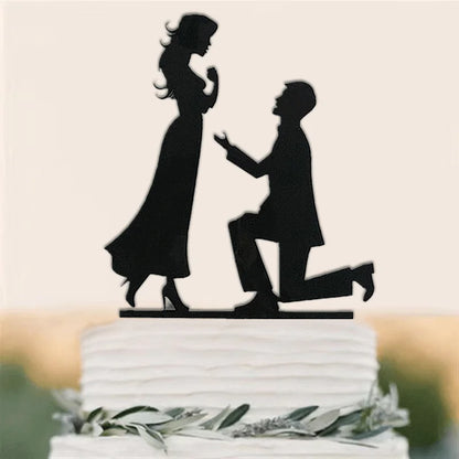 Wedding & Engagement  Birthday Cake Topper ,   Bride & Groom  Boy & Girl   Party  Anniversary