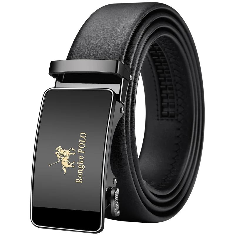 Men Genuine Leather Belt Business Belt for men Automatic Adjustable Belts Fashion Designer Style