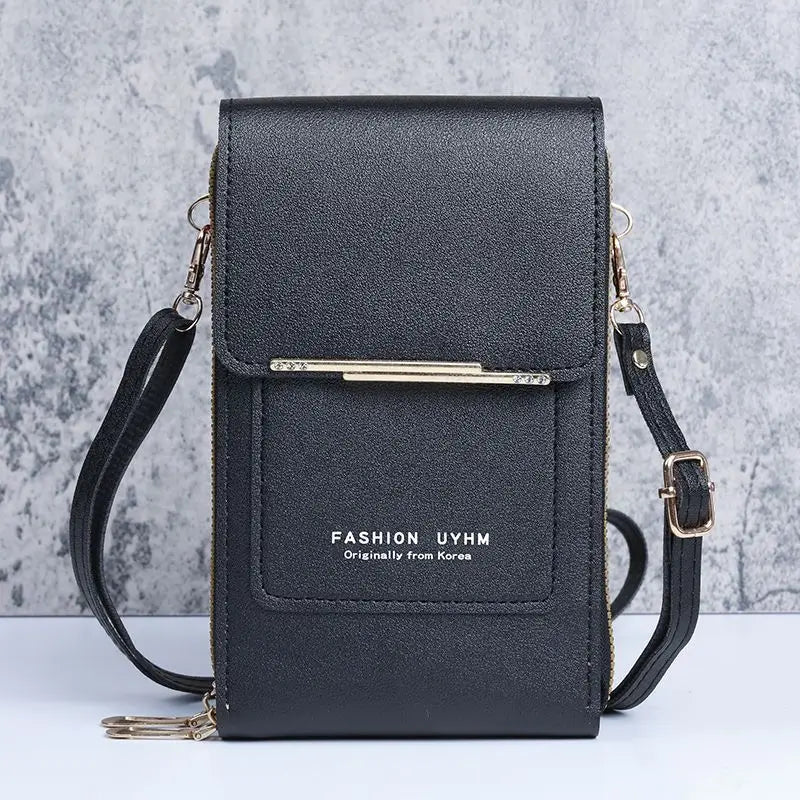 Fashion Handbag Bag of Women Soft Leather Women's Bag Small Wallets Touch Screen Cell Phone Purse Crossbody Shoulder Bag