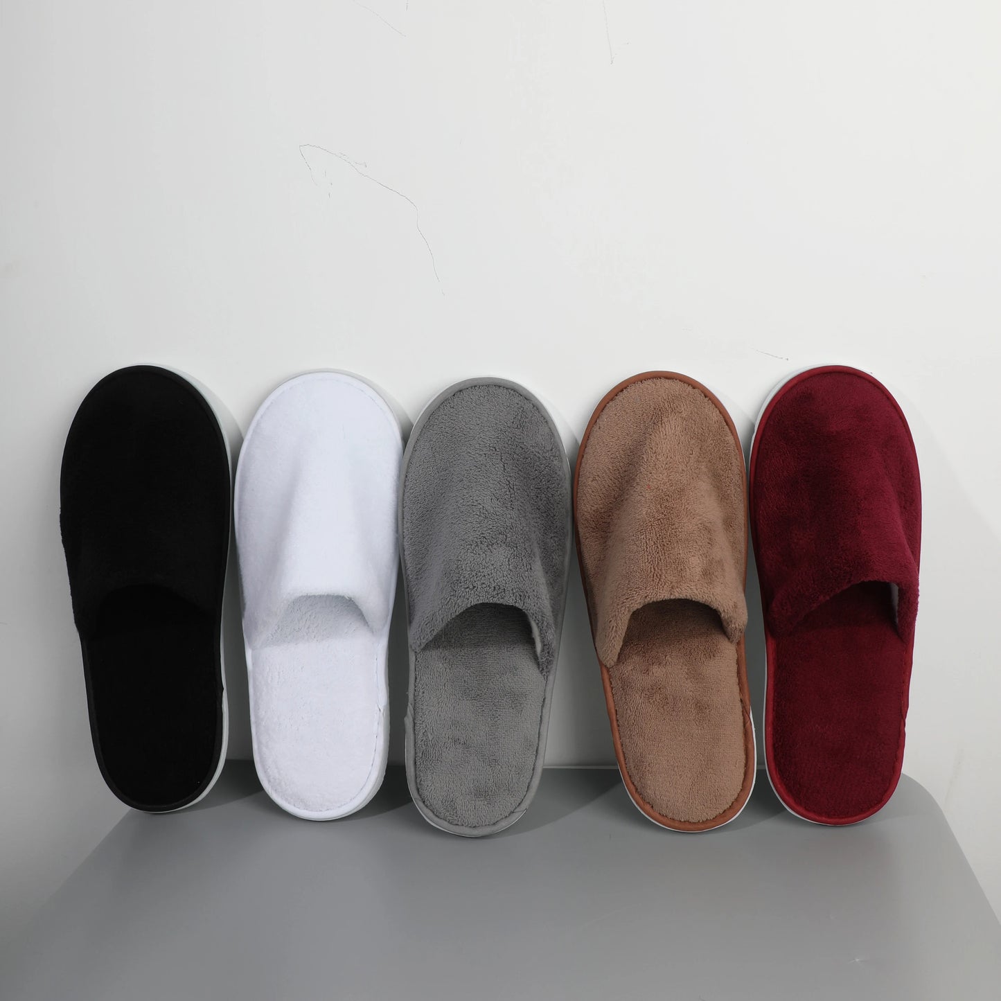 New Winter Women Fur Slippers Open Toe Flip Flops Thicken Warm Plush Home Shoes Couple Indoor Slippers for Bedroom Slides