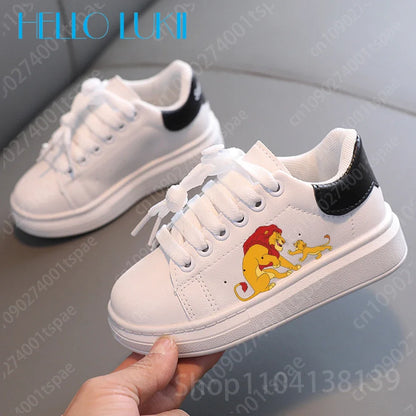 Lion King boys shoes Fashion Children Sneakers Cartoon Student  baby Soft Running Casual Sports Shoes Christmas Gift