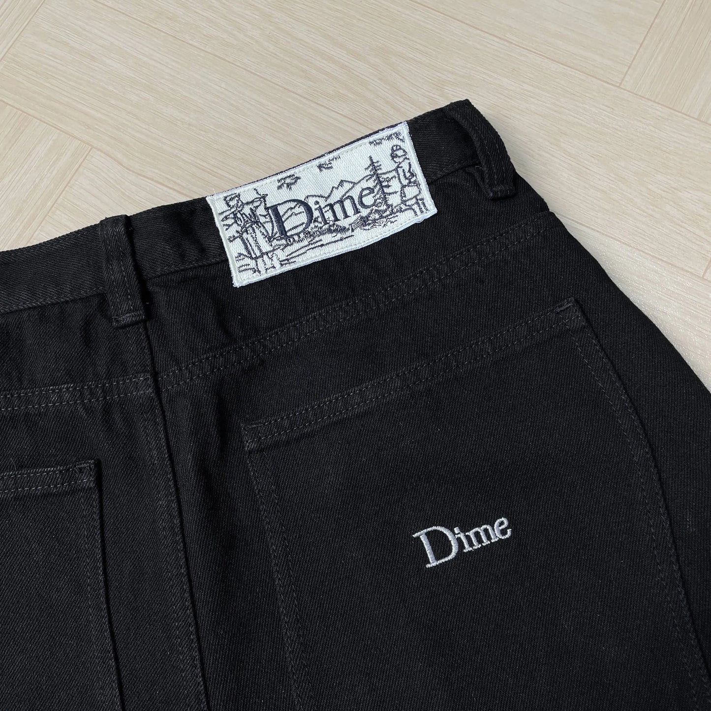 2025 Y2K Traf Dime short for Men Dime Skate Baggy short Embroidery Denim Simple Dime Pants men’s Jeans Mujer Hot traf  Men jeans