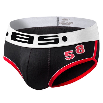 Sexy Men's Underwear Fashion Cotton Briefs Comfortable Male Jockstrap Under Wear Underpants for Men 0850