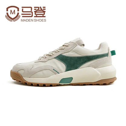 Maden 2023 New Casual Shoes Men's Low Top Shoes Versatile Trend Running Shoes American Retro Sports Shoes