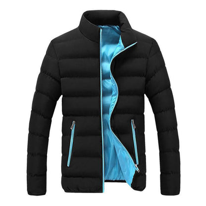 Men Winter Padded Coats Warm Slim Fit Outerwear Thick Casual Jacket Stand-Collar Lightweight Outerwears For Man Comfort Hombre