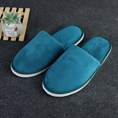 New Winter Women Fur Slippers Open Toe Flip Flops Thicken Warm Plush Home Shoes Couple Indoor Slippers for Bedroom Slides