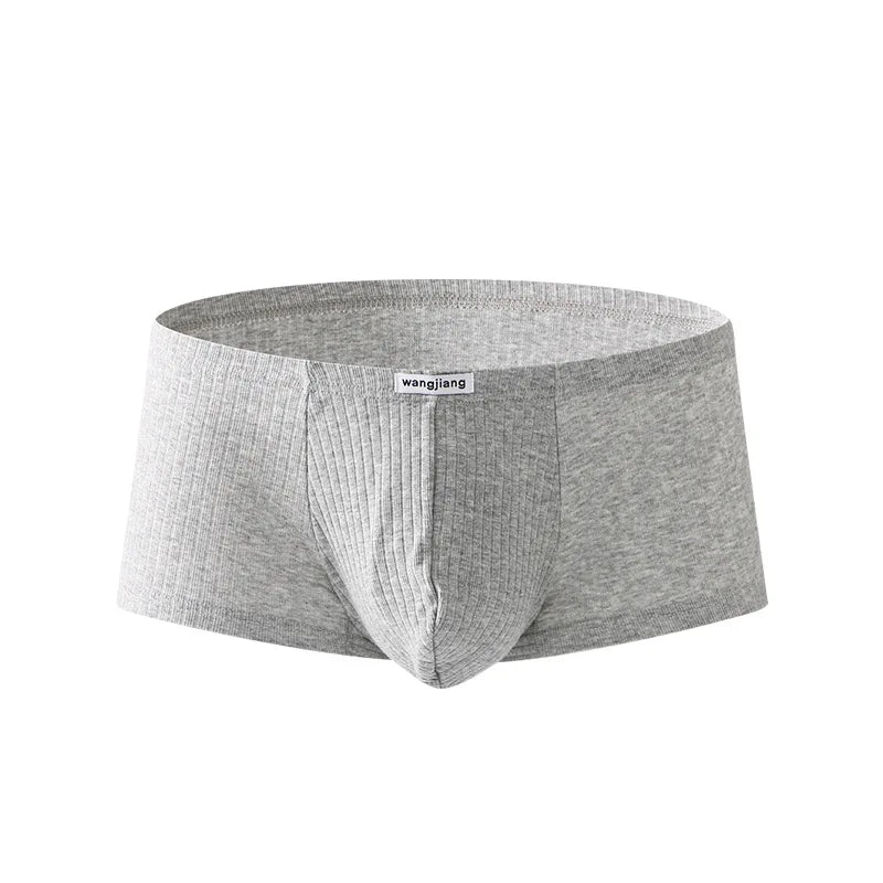 High Quality Men's Underwear Hombre Panties Comfortable Breathable Cotton Boxer Shorts Sexy Big Bulge Pouch Underpants Cuecas