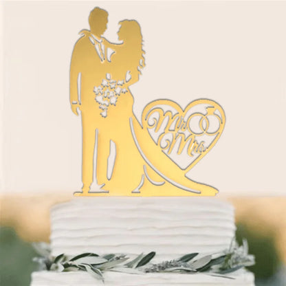 Wedding & Engagement  Birthday Cake Topper ,   Bride & Groom  Boy & Girl   Party  Anniversary