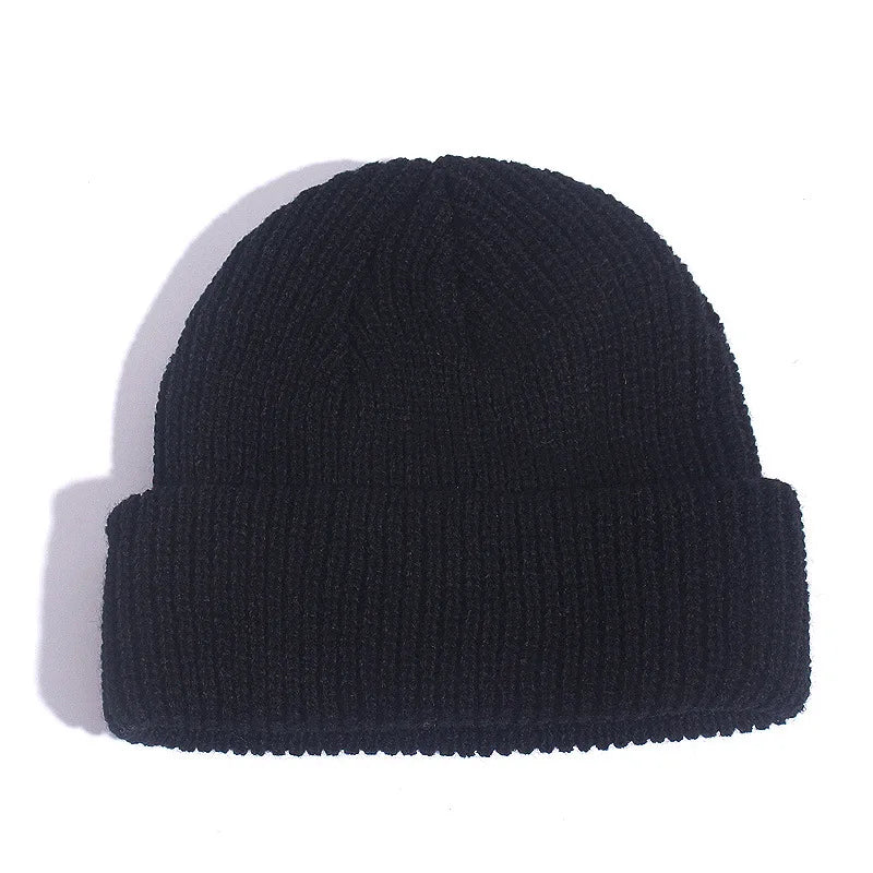 Winter Hats for Unisex New Beanies Knitted Solid Fluorescent  Caps Warmer Casual Beanies Trendy Hat  All-match Multicolor Candy