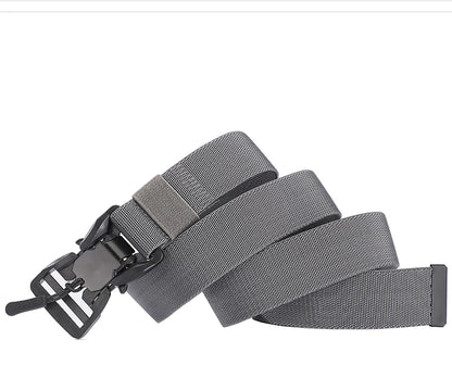 Tactical Belt Magnetic Buckle Quick Release Elastic Belt Casual Nylon Tooling Training Belt Men's Trousers Belt