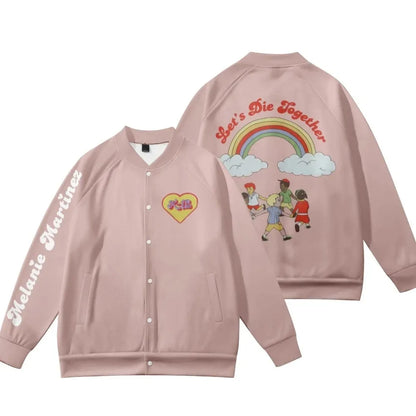 Melanie Martinez Merch Let's Die Together Sweatshirt Unisex Baseball Uniform Jacket Men Women Tracksuit 2022 Funny Clothes