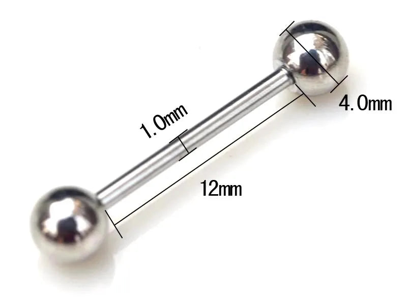 5Pcs/lot Tragus Helix Bar Black 3mm Ball Stainless Steel Labret Lip Bar Rings Stud Cartilage Ear Piercing Body Jewelry  пирсинг